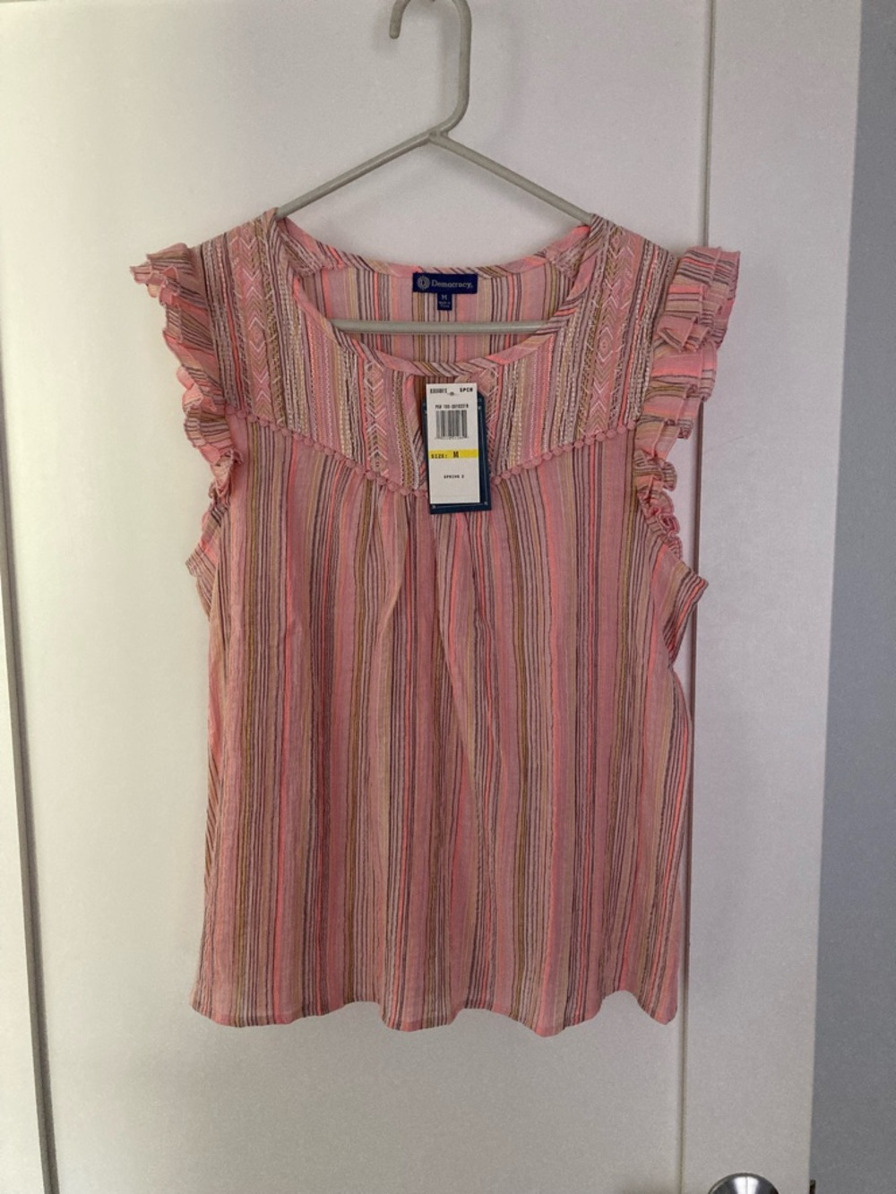 Democracy sleeveless top